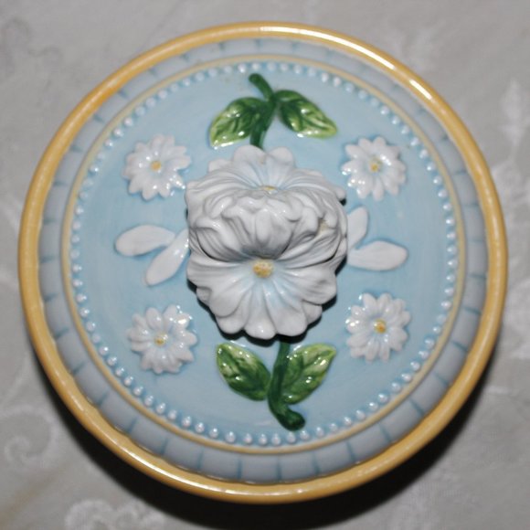 Bella Casa by Ganz Jewelry Trinket Dish | Jewellery Dish Covered - Picture 3 of 13